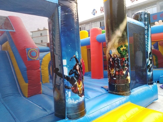 आउटडोर मज़ा कूद जम्पर Inflatable कॉम्बो बाउंसर कैसल बाउंस हाउस
