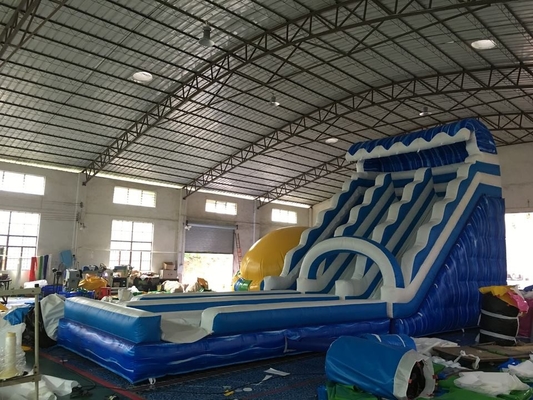 पूल के साथ पीवीसी वाणिज्यिक मनोरंजन Inflatable पानी स्लाइड
