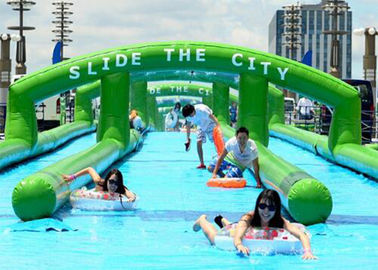 बच्चों के मनोरंजन के लिए अनुकूलित लंबे समय तक अद्भुत inflatable पानी स्लाइड