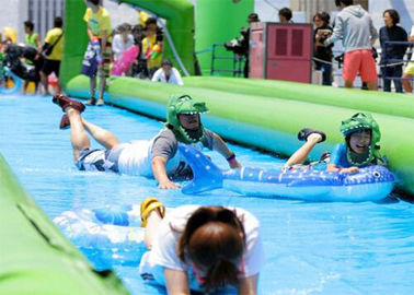 प्रौढ़ उत्तेजना के लिए विशालकाय Inflatable स्लाइड आउटडोर Inflatable शहर पानी स्लाइड