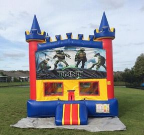 रोमांचक Inflatable बाउंसर हाउस, किशोर उत्परिवर्ती निंजा कछुए बाउंसर