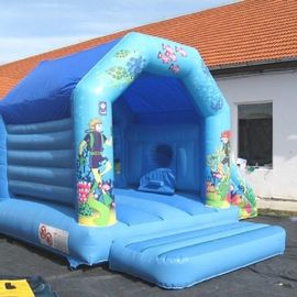 बच्चों की पार्टी के लिए ब्लू सागर वर्ल्ड इंफ्लैटेबल बाउंसिंग हाउस फ्रोजन