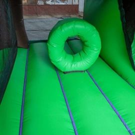 शानदार 3 डी आर्टवर्क बच्चे Inflatable कॉम्बो मजेदार प्ले और स्लाइड जंगल किंगडम