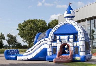 बच्चों के लिए कूल टिकाऊ पीवीसी Inflatable कॉम्बो वाणिज्यिक बाउंस सदनों