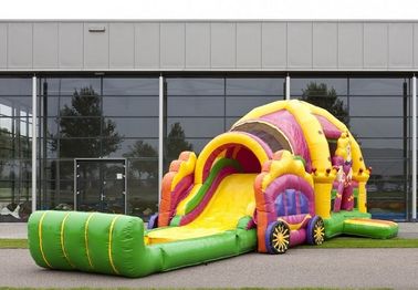 स्लाइड के साथ लोकप्रिय Pricess Inflatable कॉम्बो पीवीसी Duarable बाउंस हाउस