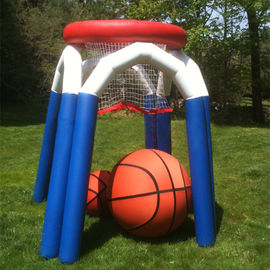 मज़ा बास्केटबॉल शूटिंग हूप Inflatable इंटरएक्टिव खेल निविड़ अंधकार पीवीसी