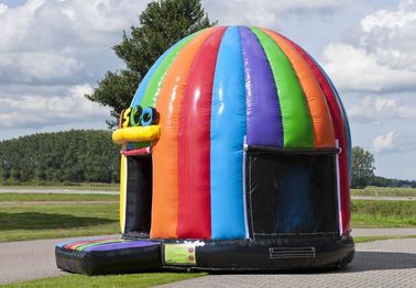 पार्टी के लिए पीवीसी सामग्री के साथ रंगीन Inflatable बाउंसर, बच्चों कूदते उछाल