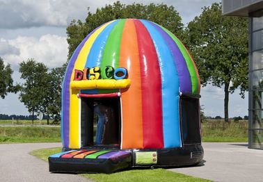 पार्टी के लिए पीवीसी सामग्री के साथ रंगीन Inflatable बाउंसर, बच्चों कूदते उछाल