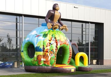 अनुकूलित मज़ा जंगल Inflatable बाउंसर बंदर Inflatable जंपर्स