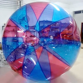 कॉमर्सियल बड़े इन्फ्लैटेबल वॉटर खिलौने, वयस्कों के लिए फुर्तीली पानी रंगीन चलने वाली गेंद