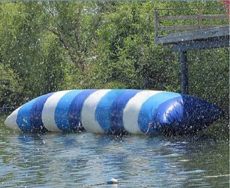 Inflatable जल खिलौने कस्टम पानी Blob कूदते तकिया का पता लगाने