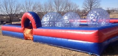 अद्भुत Inflatable ज़ोरब बॉल रेस ट्रैक पीवीसी / टीपीयू सामग्री Inflatable आउटडोर खेलों