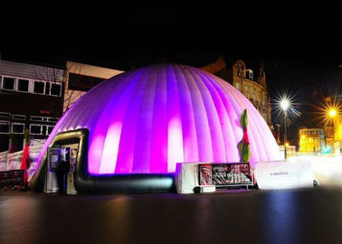 विशाल घटना के लिए विशालकाय नोवेल एलईडी Inflatable डोम तम्बू Customizd प्रकाश Inflatable एयर तम्बू