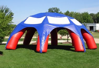 अनुकूलित 10 मीटर Inflatable स्पाइडर तम्बू डोम Inflatble 6 पैर के साथ तम्बू