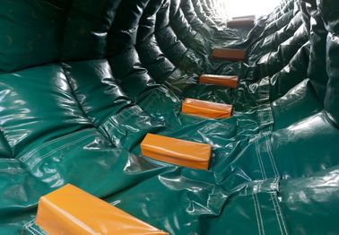 35 मीटर जंगल बाधा कोर्स थीम लौ retardant के साथ Inflatable फ़्लोटिंग बाधा कोर्स