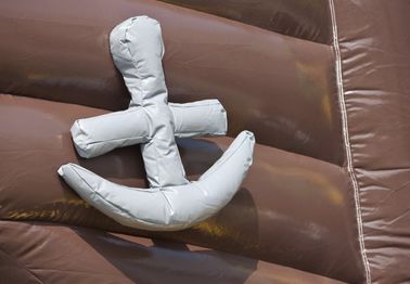 समुद्री डाकू Ballcanon लवली Inflatable कॉम्बो 2 स्लाइड के साथ 1 कैसल बाउंस हाउस में