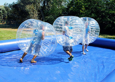 परिवार के लिए पूल के साथ कस्टम आउटडोर Inflatable खिलौने मजेदार उड़ा बॉडी बम्पर बॉल्स अखाड़ा
