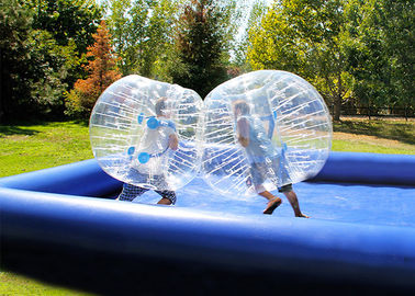 परिवार के लिए पूल के साथ कस्टम आउटडोर Inflatable खिलौने मजेदार उड़ा बॉडी बम्पर बॉल्स अखाड़ा