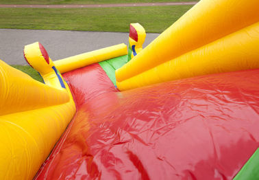 लोगो मुद्रण के साथ एकल लेन सुपर क्लाउन Inflatable स्लाइड 6.3 मीटर ऊंचाई