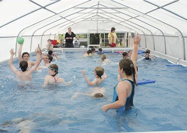 ग्रीष्मकालीन जल स्लाइड मनोरंजन पार्क ऊपर ग्राउंड धातु पूल खेल का मैदान उपकरण का उपयोग करें