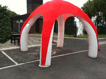 4 पैर के साथ डुटेबल पीवीसी Inflatable तम्बू, Customzied एक्स - पॉड Inflatable स्पाइडर तम्बू