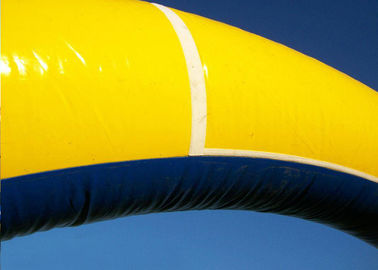 घटना के लिए विशाल विज्ञापन आर्क Inflatable विज्ञापन उत्पाद अनुकूलित पीला