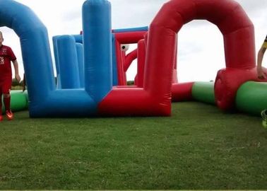 मज़ा के लिए प्रोमो वयस्क फुटबॉल आक्रमण कोर्स Inflatable खेल खेल