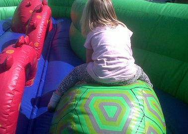 सुरक्षा जंगल सीवरल्ड एडवेंचर Inflatable Toddler Playground 24ft x 16ft x 6ft