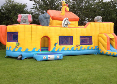 नोहा एस आर्क गतिविधि पशु वाणिज्यिक Inflatable Toddler खेल का मैदान अद्भुत और विशाल