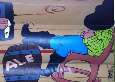 किड्स पार्टी के लिए अद्भुत जंगली पश्चिम Inflatable बाउंसर कस्टम कूदो