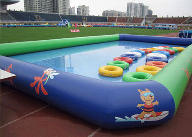 बच्चे के लिए किड / किड्स स्विम पूल के लिए प्यारा लोगो प्रिंटिंग एयर मुहरबंद स्विमिंग पूल