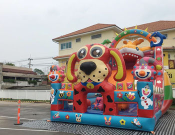 बच्चों के लिए गेंट Inflatable कॉम्बो / Inflatable स्लाइड उछाल / कॉम्बो कैसल खेल