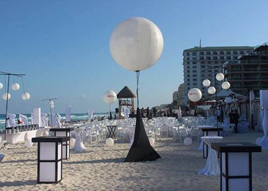 1.5 मीटर एलईडी स्टैंड गुब्बारे Inflatable प्रकाश सजावट, विज्ञापन एलईडी गुब्बारा लाइट
