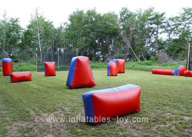 बच्चों के लिए कस्टम साइज Inflatable खेल खेल लाल रंग एयरबॉल फील्ड पेंट बॉल