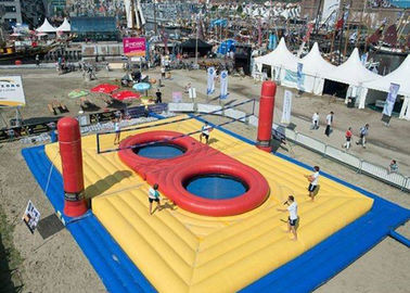 किराए पर / कूदते Trampoline Inflatable वॉलीबॉल फील्ड के लिए समुद्र तट Inflatable वॉलीबॉल कोर्ट
