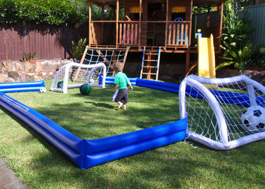 बच्चों के Inflatable खेल खेल हाउस पिछवाड़े के लिए Inflatable फुटबॉल फील्ड