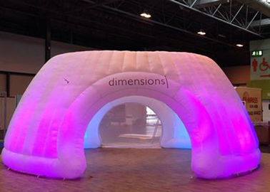 एलईडी लाइट के साथ लोगो प्रिंटिंग Inflatable तम्बू, विशाल घटना के लिए खिंचाव तम्बू