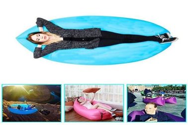 बेंच लॉन्गी आलसी थैला Inflatable स्लीपिंग बैग कैम्पिंग Hangout एयर सोफा यात्रा लंबी पैदल यात्रा के लिए