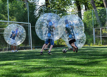 लोगो मुद्रण और ब्लोअर के साथ वयस्क के लिए 1.5 मीटर टीपीयू मानव Inflatable बम्पर बुलबुला बॉल
