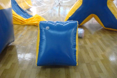 0.9 मिमी Inflatable त्रिकोण बंकर पेंटबॉल, खेल के लिए आउटडोर खेल बंकर फील्ड