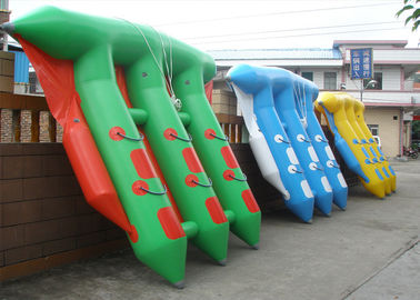 अद्भुत Inflatable केला नाव फ्लाई मछली / लोगो मुद्रित फ्लाइंग मछली ट्यूब