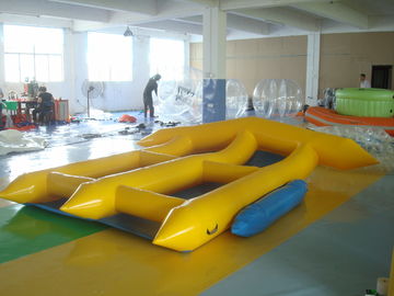 पानी के खेल के लिए टिकाऊ पीवीसी Inflatable फ्लाइंग टॉवेबल मछली, फ्लाई मछली जल खेल