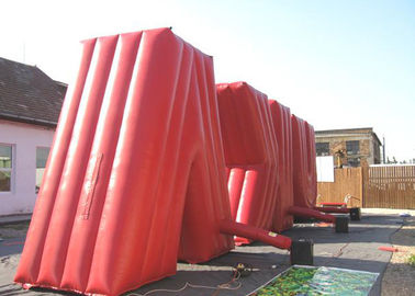 Inflatable विज्ञापन उत्पाद लाल जायंट Inflatable बाहरी जगह के लिए शब्द संकेत
