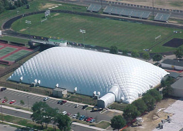 गोल सर्कस आकार टेम्पलेटरी प्रदर्शनी के लिए Inflatable वायु संरचना भवन