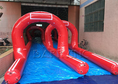 अनुकूलित अद्भुत जायंट / बिग Inflatable स्लाइड Inflatable समुद्री डाकू जहाज डबल स्लाइड