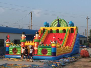 पीवीसी सामग्री बच्चे Inflatable खेल का मैदान स्लाइड कैसल प्रकार उछाल कैसल खेलों