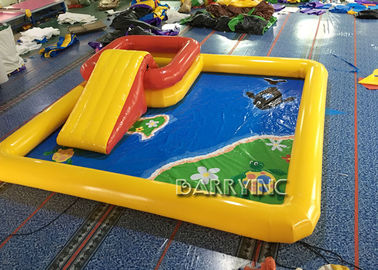 बच्चों के लिए 6 * 6 * 0.65M पोर्टेबल पानी पूल / बड़े Inflatable पूल खिलौने