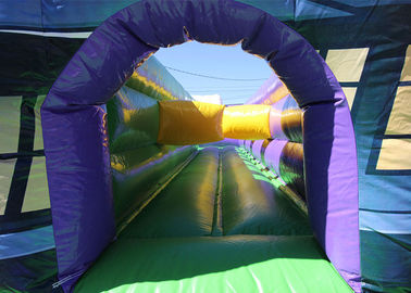बच्चों / वयस्कों के लिए रंगीन हेलोवीन थीम्ड विशालकाय Inflatable बाधा कोर्स