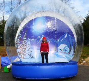 आउटडोर पारदर्शी सुंदर विशाल विज्ञापन Inflatables स्नो ग्लोब सीई स्वीकृति
