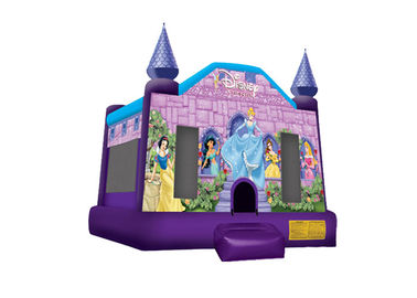 हाथी / डिजिटल प्रिंटिंग के साथ वाणिज्यिक राजकुमारी थीम्ड Inflatable बाउंस हाउस